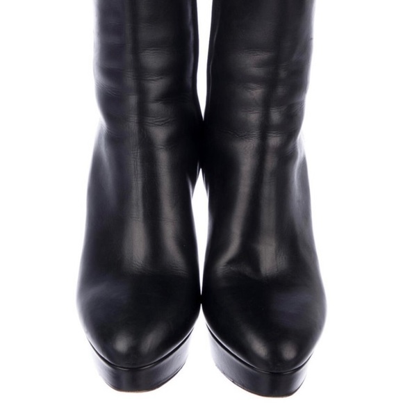 Jimmy Choo leather booties 9 - Picture 3 of 4